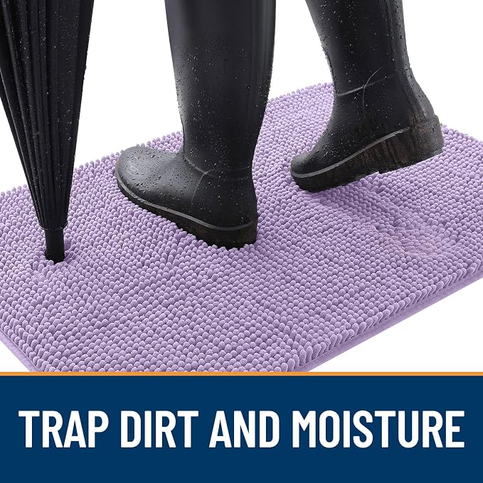 OLANLY Dog Door Mat for Muddy Paws 48x30, Absorbs Moisture and Dirt, Absorbent - Image 2