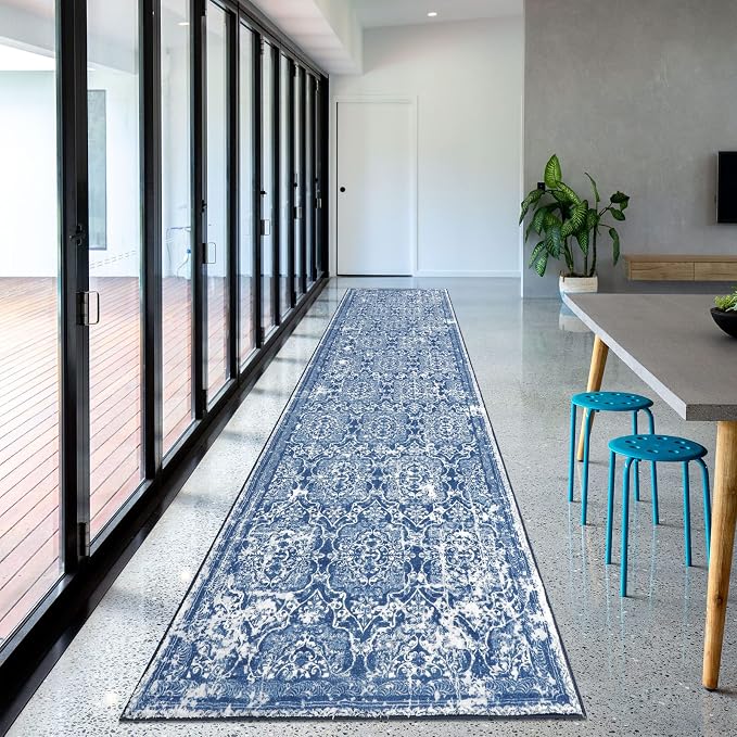 Vaukki Hallway Runner Rug, Vintage Shaggy Soft Laundry Rug Runner, Non Slip - Image 7