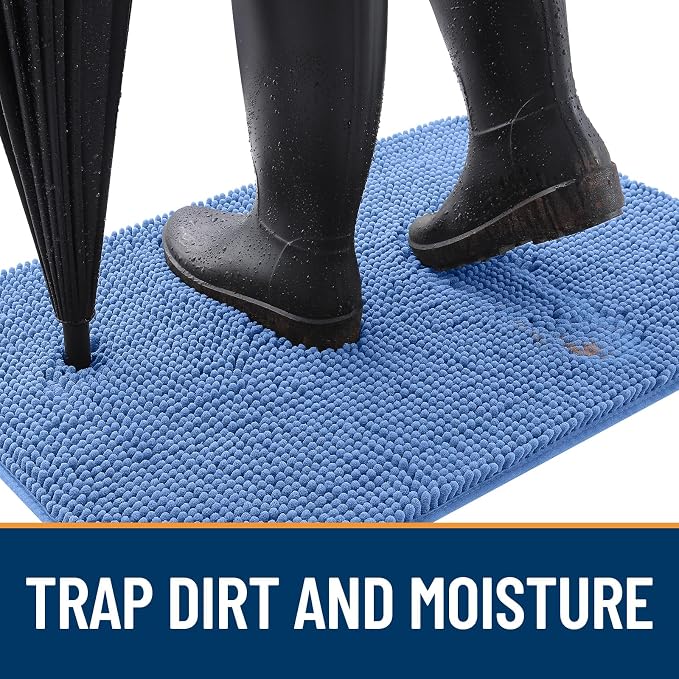 OLANLY Dog Door Mat for Muddy Paws 70x35, Absorbs Moisture and Dirt, Absorbent - Image 2