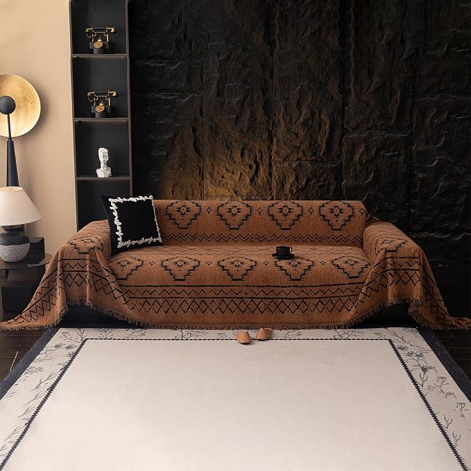 VClife Bohemian Sofa Covers Chenille Couch Cover - Image 8