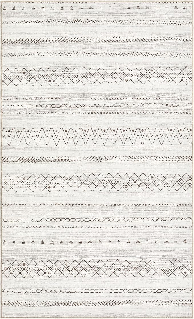 cotiled 3x5 Area Rug Living Room: Washable Boho Rugs - Image 6