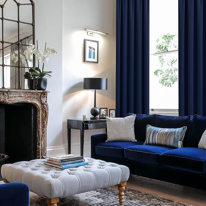 JIUZHEN Blackout Curtains for Bedroom– Thermal Insulated, Noise Reducing Room - Image 2