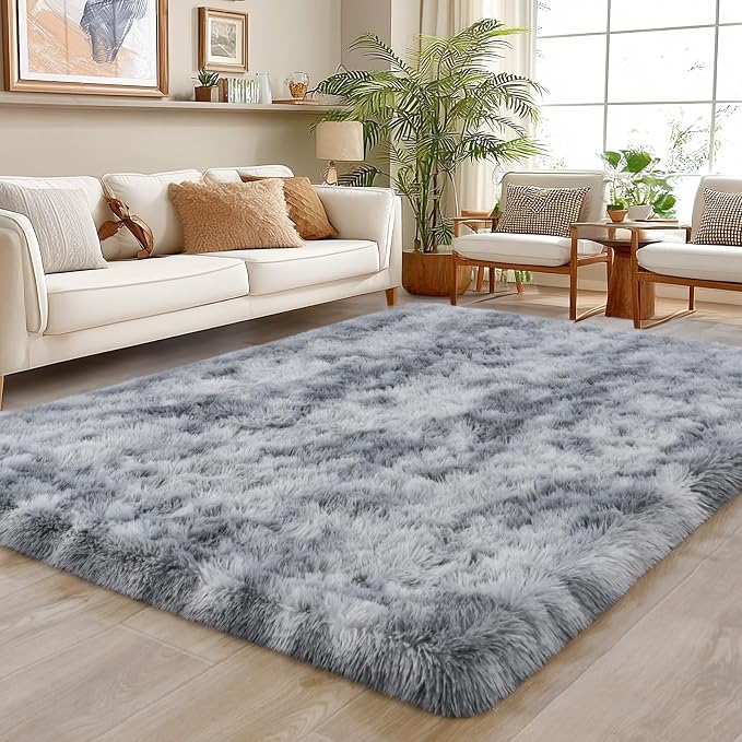 Area Rug for Living Room 6x9, Ultra Soft Shaggy Area Rugs for Bedroom, Upgrade by Unknown