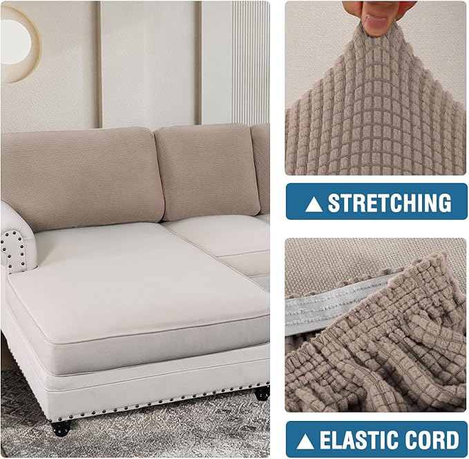H.VERSAILTEX Backrest Cushion Covers Sectional Couch Back Cushion Covers - Image 6