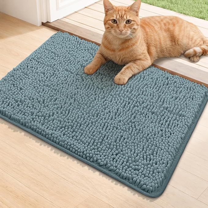 Bcoimo Super Absorbent Cat Door Mat, Pet Rugs by Bcoimo