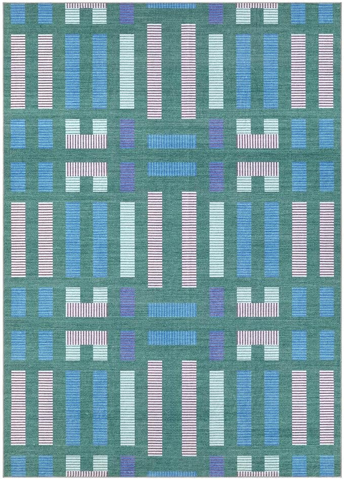 cotiled 6x9 Area Rug Living Room: Washable Boho Rugs - Image 9