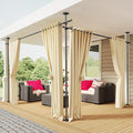 SUNALLY Room Divider Curtain Rod, No Drilling 4-10ft 28-140inch Adjustable by SUNALLY