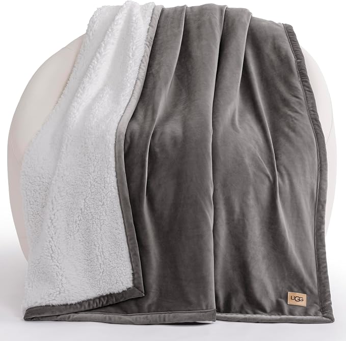 UGG Bliss Throw Blanket Plush Soft Fleece Fluffy Blankets by UGG