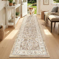 LOKHOM Washable Runner Rug, 2x8 Non-Slip Vintage Hallway Runner Rug by LOKHOM