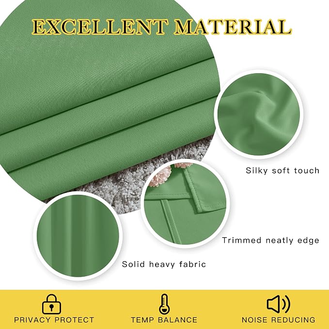 NICETOWN Blackout 102 inch Curtains - Image 4