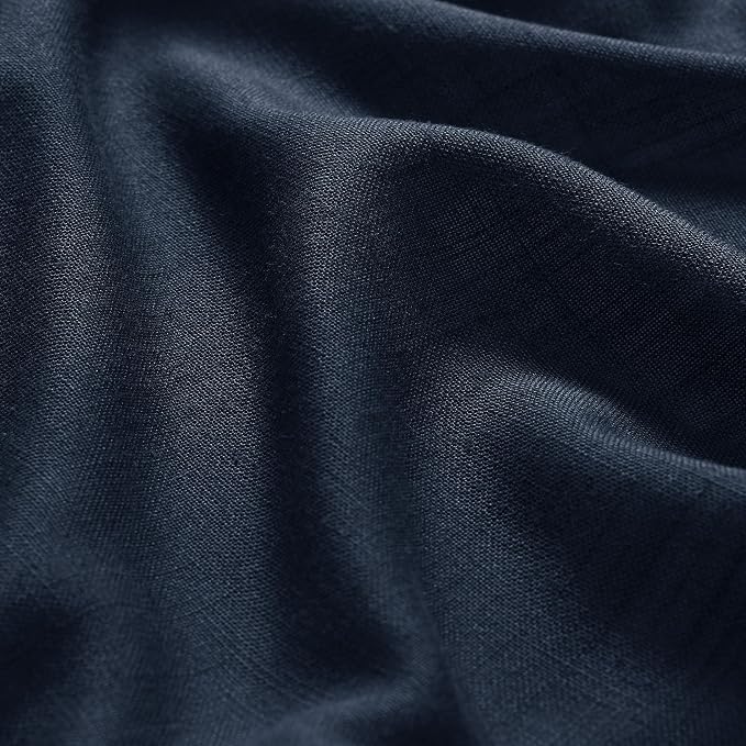 Navy Blue Curtains 84 inch Length - Image 7