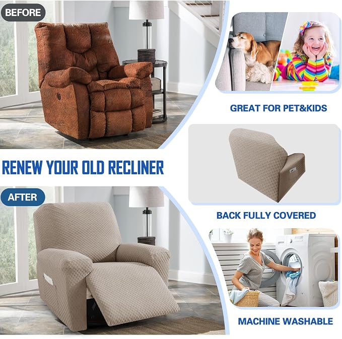 MAXIJIN Recliner Cover Slipcovers - Image 5