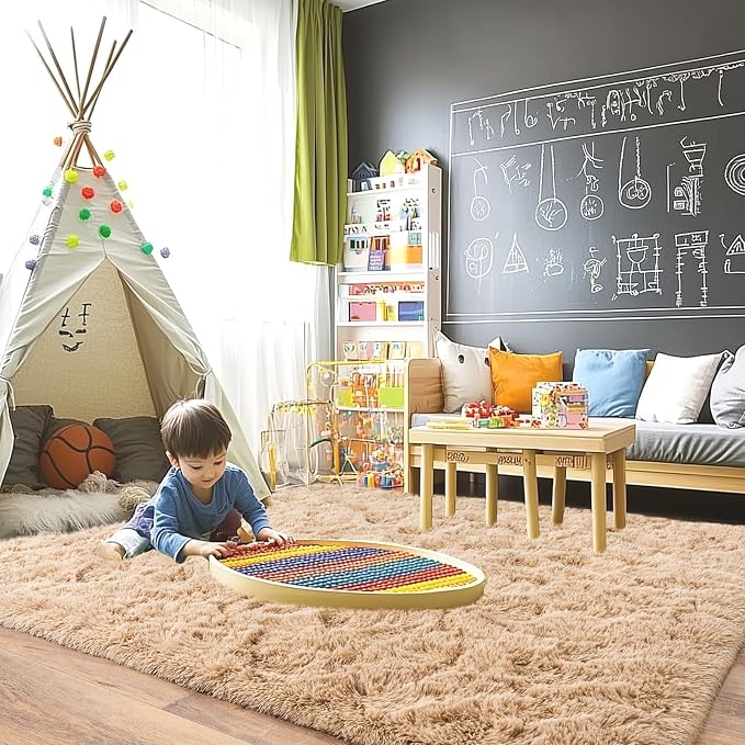 Pionblank 9x12 Area Rug, Large Area Rug - Image 4