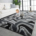 TWINNIS Super Soft Shaggy Rugs Fluffy Carpets, 5x8 Feet, Indoor Modern Plush by TWINNIS