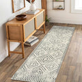 Wonnitar Moroccan Runner Rug, Washable 2'6"x8' Kitchen Runner Rug, Geometric by Wonnitar