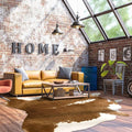 BENRON Premium Cowhide Rug Large, Faux Cow Hide Rugs by BENRON