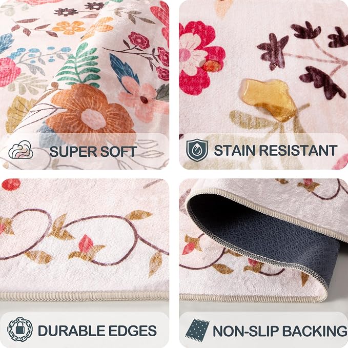 Washable 2' x 6' Runners for Hallways, Non Slip Long Floor Runner for Kitchen - Image 7