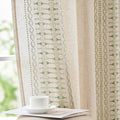 jinchan Boho Curtains for Bedroom Linen Blend Window Curtains 84 Inches Long 2 by JINCHAN
