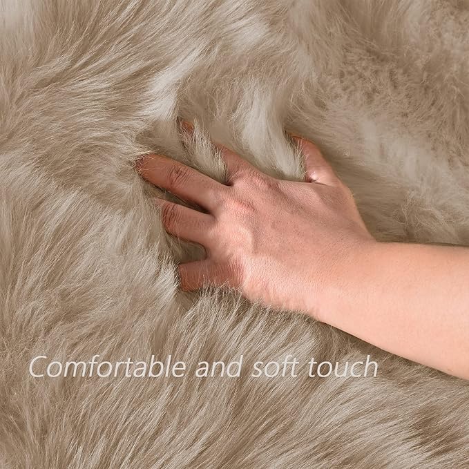 Latepis Beige Washable Rugs 4x6 - Image 5