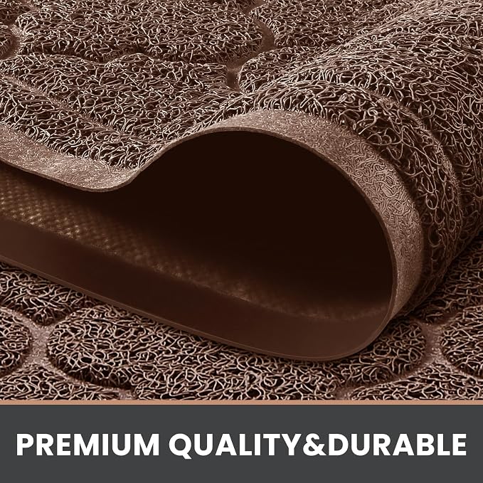 LuxStep Door Mat Large 36"x47"Indoor Outdoor Doormat, Non-Slip Low-Profile - Image 4