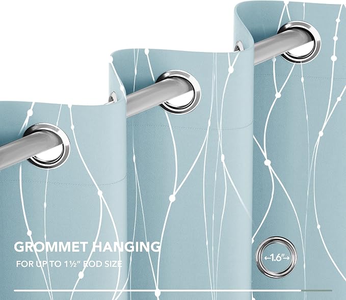 Deconovo Blackout Curtains, Thermal Insulated Soundproof Grommet Drapes - Image 7