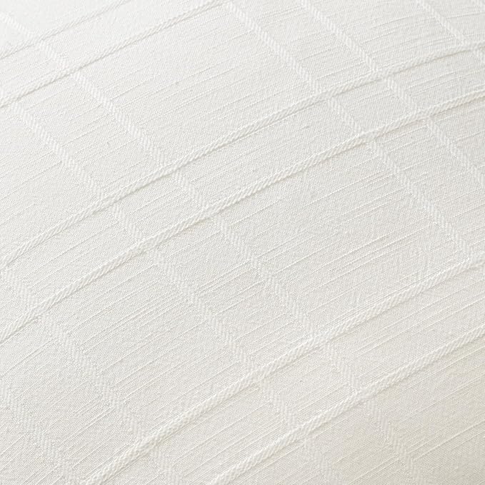 MIULEE Decorative Linen Check Throw Pillow Covers Neutral Farmhouse Vintage - Image 2