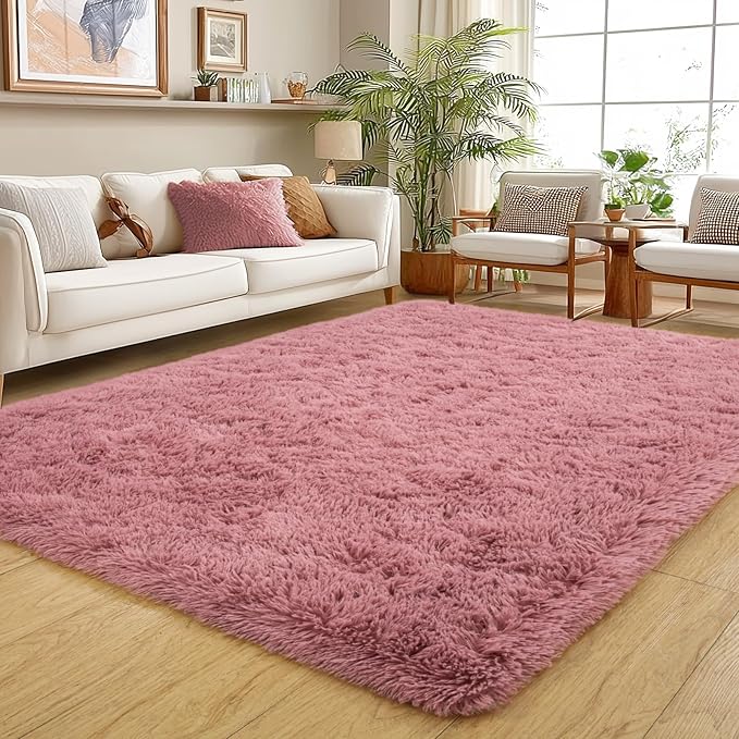 Area Rug for Living Room 6x9, Ultra Soft Shaggy Area Rugs for Bedroom, Upgrade by Unknown
