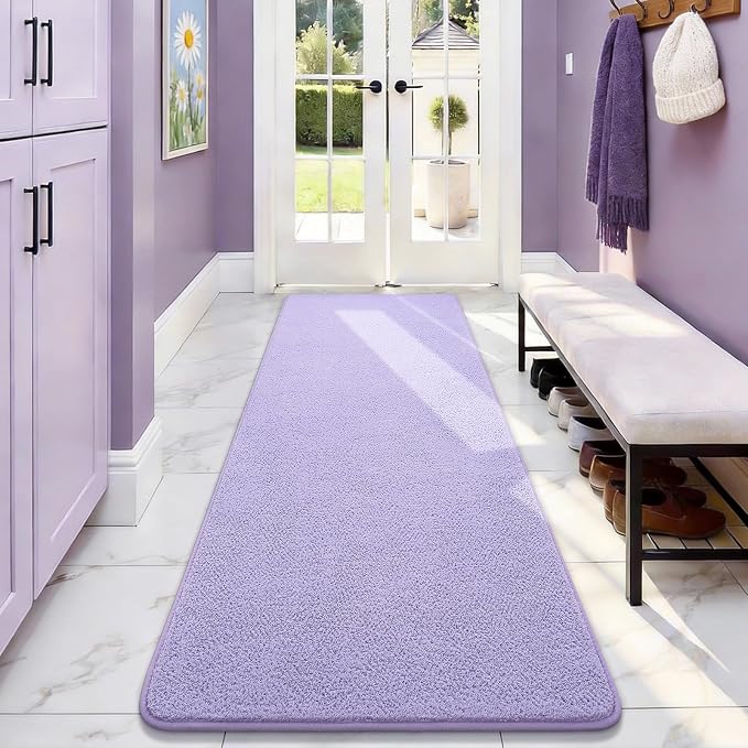 Soft Runner Rugs for Bedroom 2x6, Non Slip Runners for Hallway Kitchen Laundry - Image 2