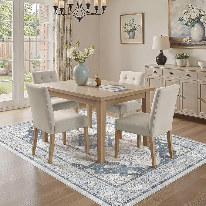 cotiled 7x9 Area Rugs Large Washable Rugs - Image 5