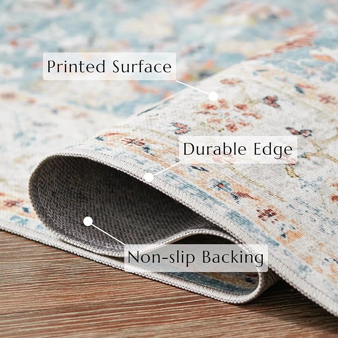 jinchan Area Rug 9x12 Living Room Rug - Image 4