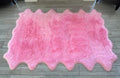 Free Shape Luxury Soft Fluffy Shag Area Rug Duo Decto 12 Pelts 6'x12', 180x360cm by LAMBZYRUGS