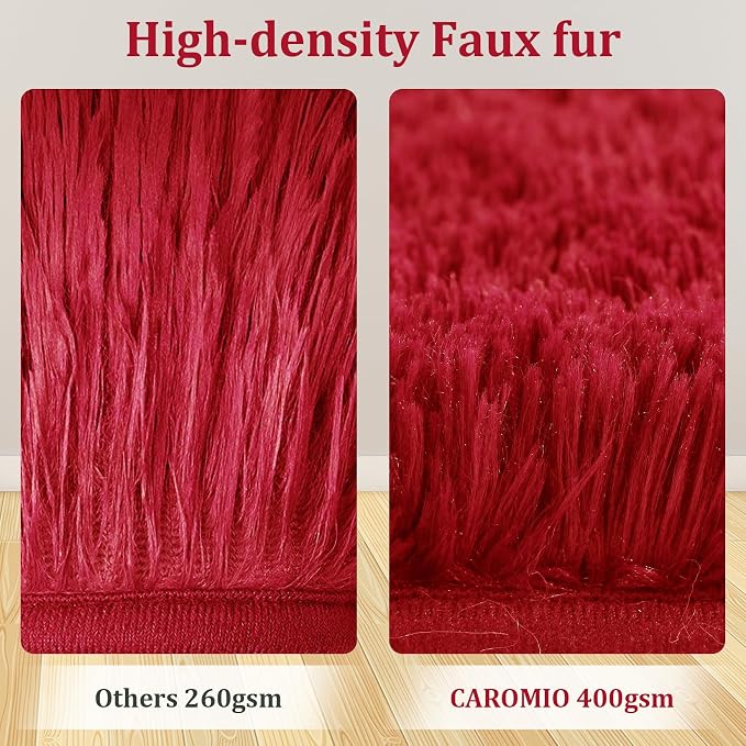 CAROMIO 8x10 Area Rug for Living Room Fluffy Rugs Shag Rugs for Bedroom Modern - Image 2