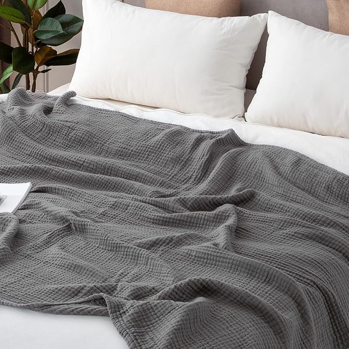 EMME Cotton Blanket Muslin Throw Blanket - Image 8