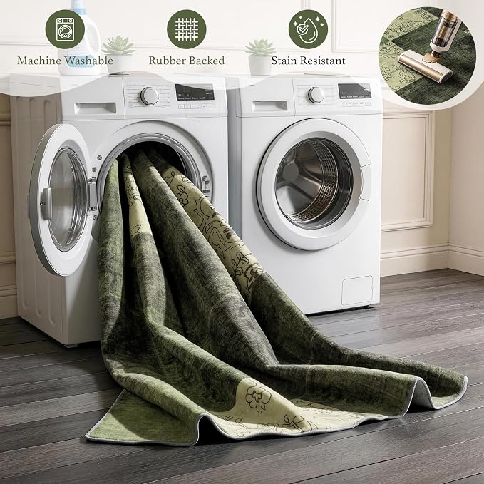 LIANLAM 2x3 Washable Entryway Rug, Non-Slip Indoor Door Mat - Image 5
