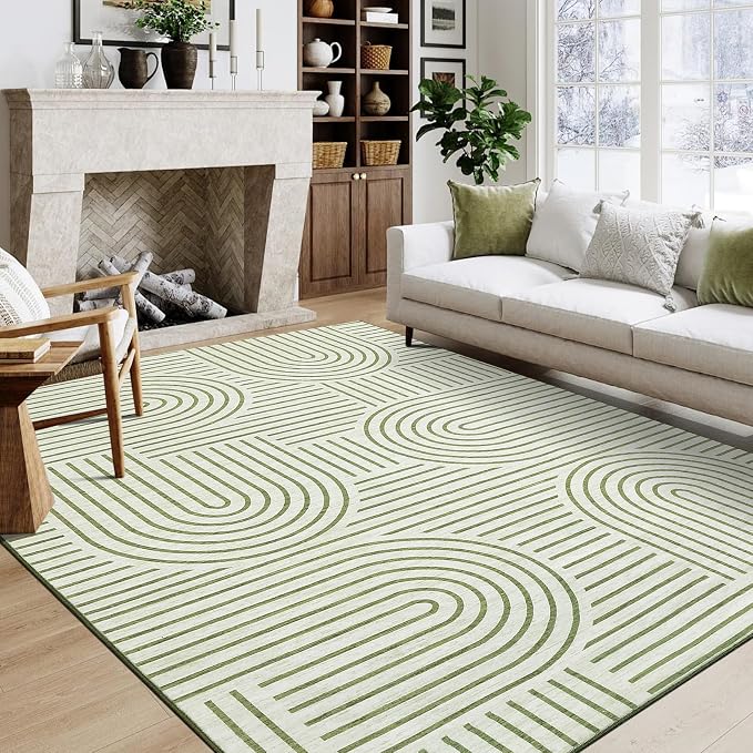 ROYHOME Washable Rug 5x7 Area Rugs by ROYHOME