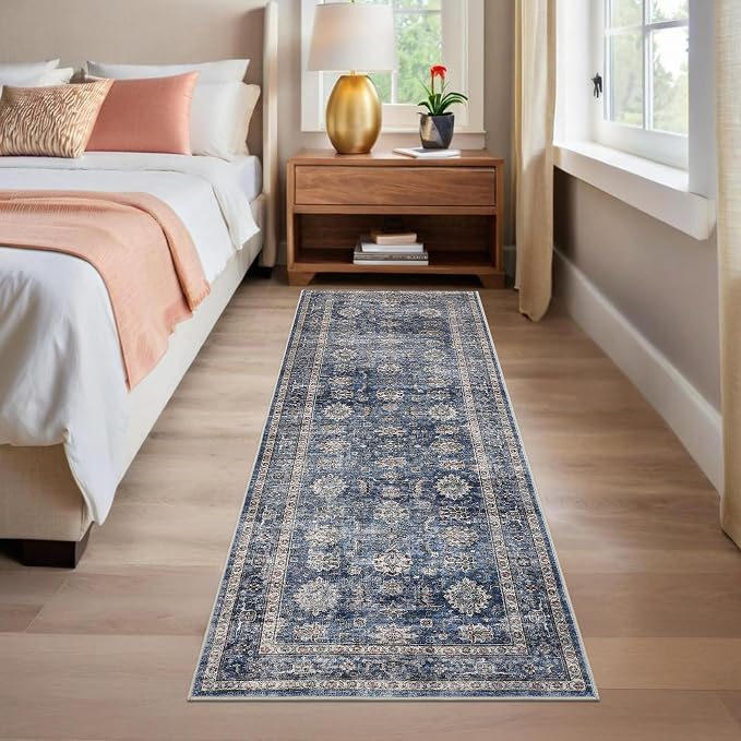 GarveeHome Hallway Runner Rug 2.5x8 Machine Washable Vintage Soft Low-Pile - Image 2