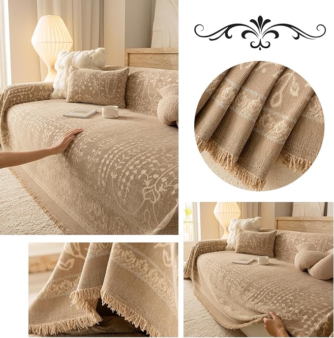 ROOMLIFE Couch Cover Boho Sofa Covers - Image 5