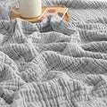 EMME Cotton Muslin Large Throw Blanket Couch Breathable Gauze Soft Lightweight by EMME