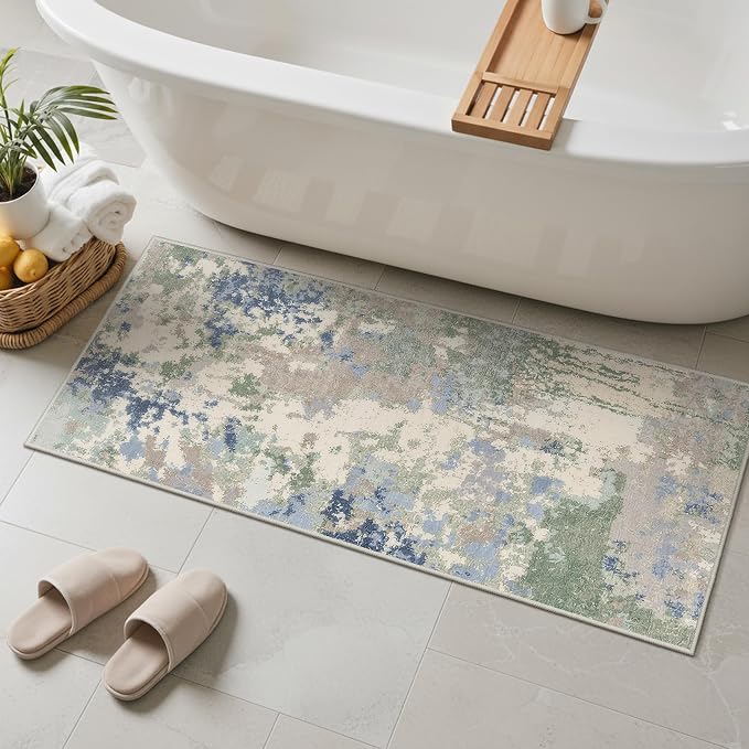 GENIMO 2X5 Washable Modern Runner Rug - Image 3