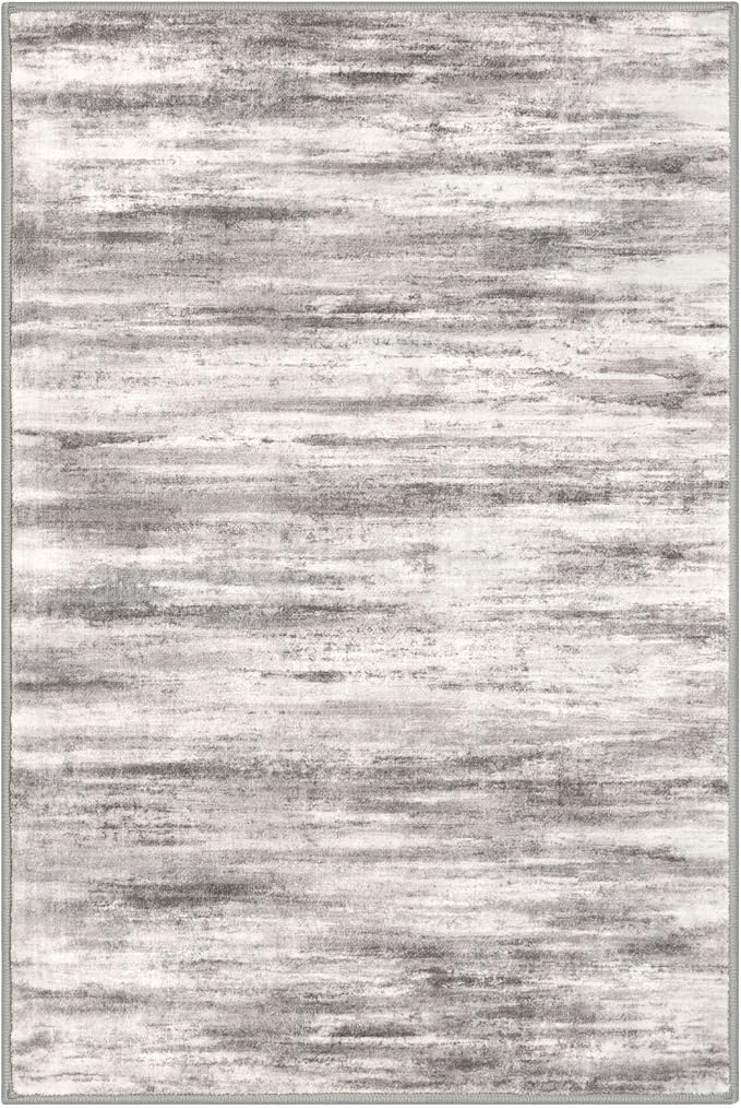 KOZYFLY 4x6 Area Rug Modern Abstract Washable Large Rugs - Image 8