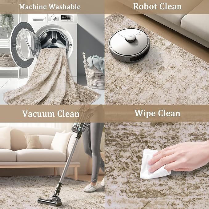 5x7 Area Rug Living Room Rugs - Image 4