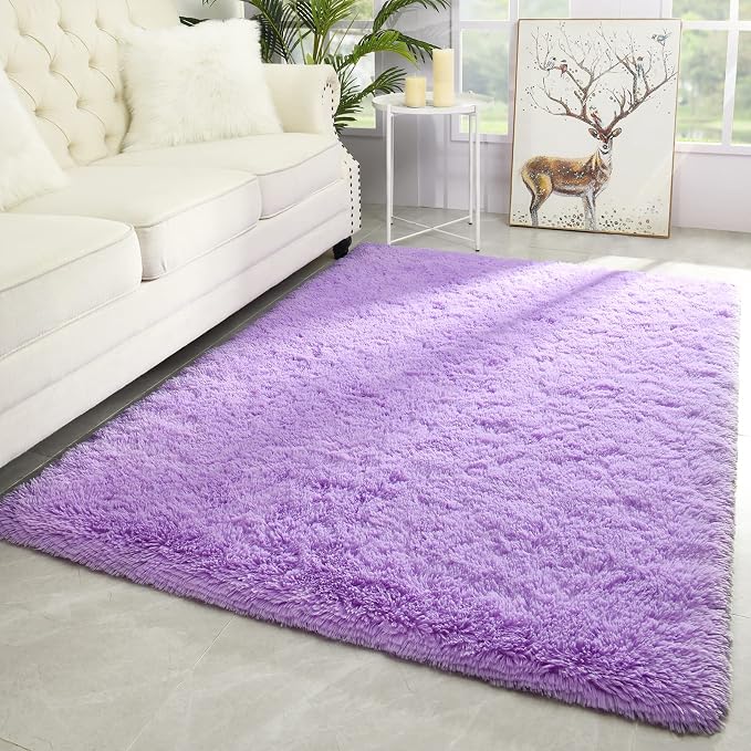 Merelax Soft Modern Indoor Shaggy Area Rug - Image 7