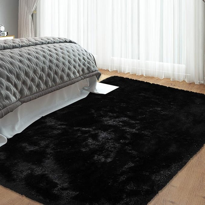 CAROMIO Shag Rug 6' x 9' Modern Indoor Plush Shaggy Area Rugs, Soft and Comfy - Image 2