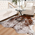 Easycozy Faux Cowhide Large Cow Print Rug by HomeWesternDecoration