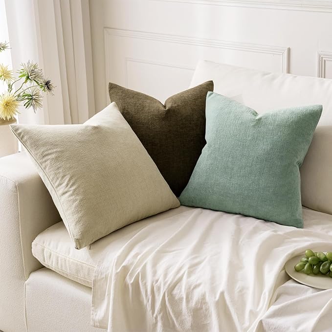 MIULEE Coffee Couch Pillow Covers 20x20 Inch - Image 5