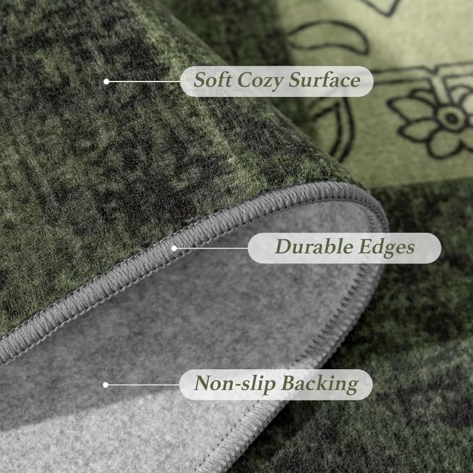 LIANLAM 2x3 Washable Entryway Rug, Non-Slip Indoor Door Mat - Image 9