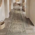 PureCozy Brown Runner Rug 2x10 Vintage Area Carpet Hallway Long Indoor Kitchen by PureCozy