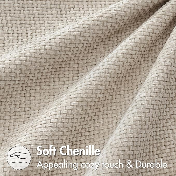 MIULEE Pack of 2 Couch Throw Pillow Covers 18x18 Inch Neutral Beige Modern Boho - Image 6