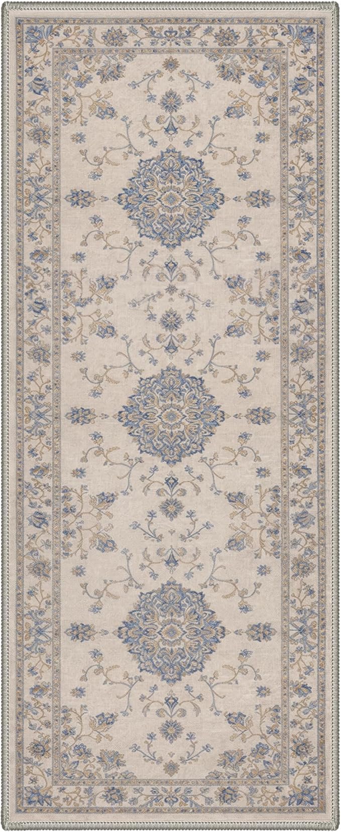 GENIMO Runner Rug 2x5 Non Slip Machine Washable Vintage Hallway Runner Rug - Image 7