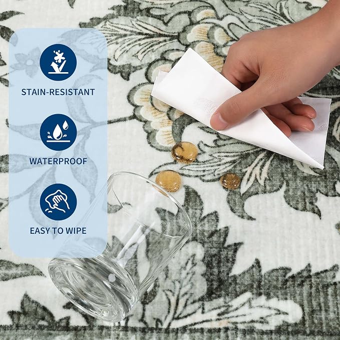 GarveeHome Provence9x12 Area Rug - Image 7